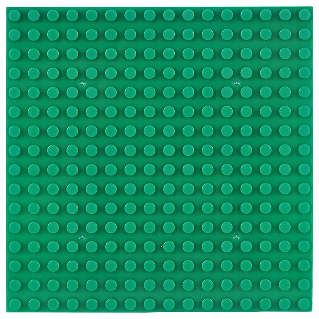 10pcs Grundplatte 16x16, Dunkelgrün - LesDiy -