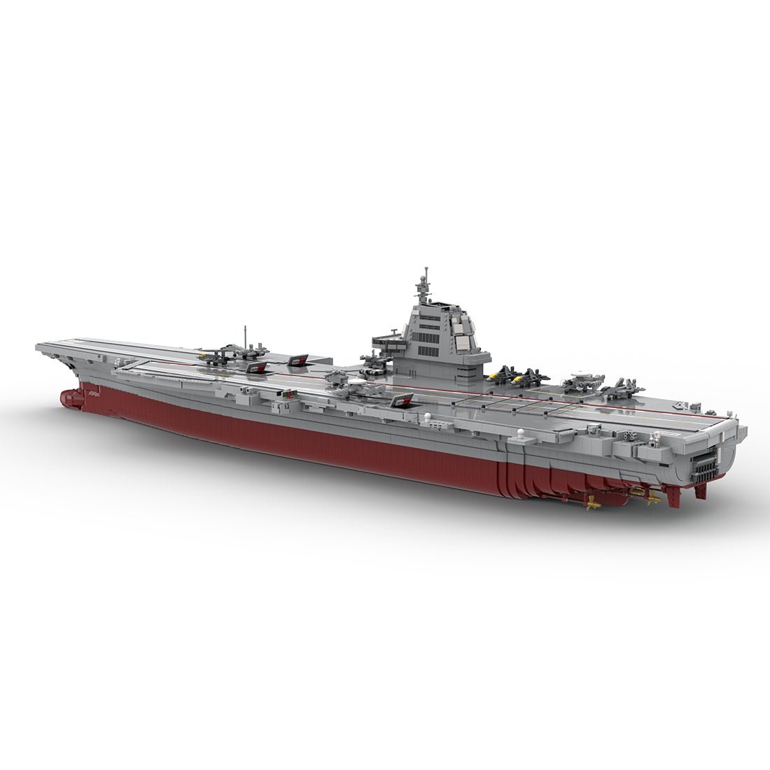 1:200 Chinese Navy CV - 18 Aircarrier Klemmbausteine - LesDiy - Klemmbausteine