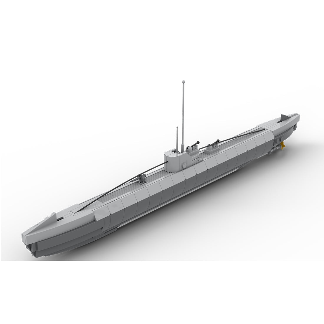 1/200 Scale German U - 505 WWII U - boat Klemmbausteine - LesDiy - Klemmbausteine