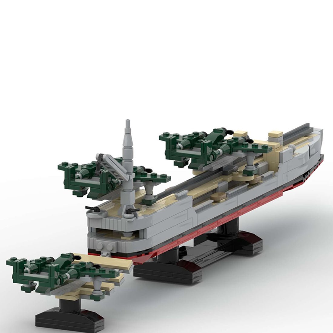 1/300 Scale Seaplane Carrier Klemmbausteine - LesDiy - Klemmbausteine