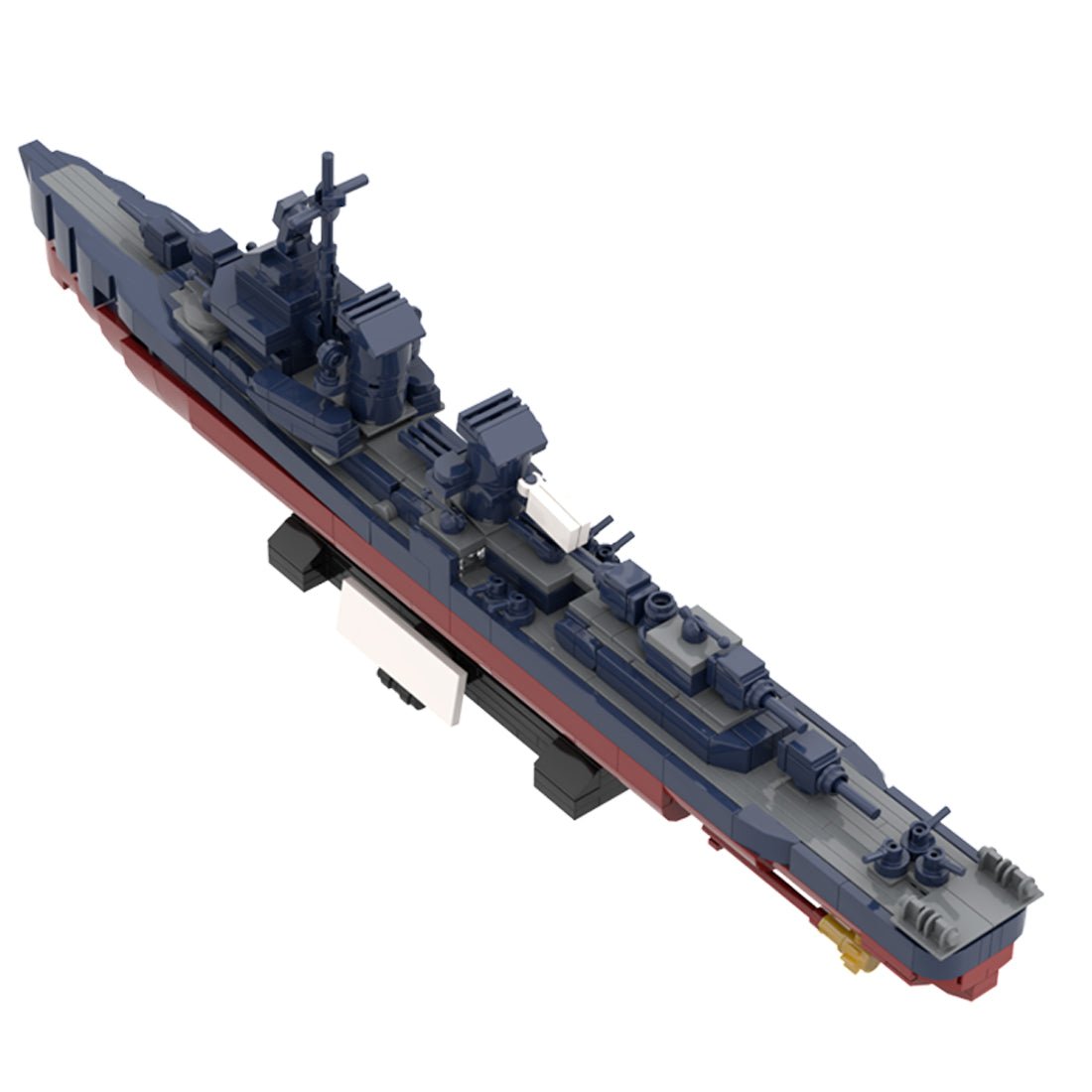 1/300 Scale USS Johnston (DD - 557) Destroyer Military Klemmbausteine - LesDiy - Klemmbausteine