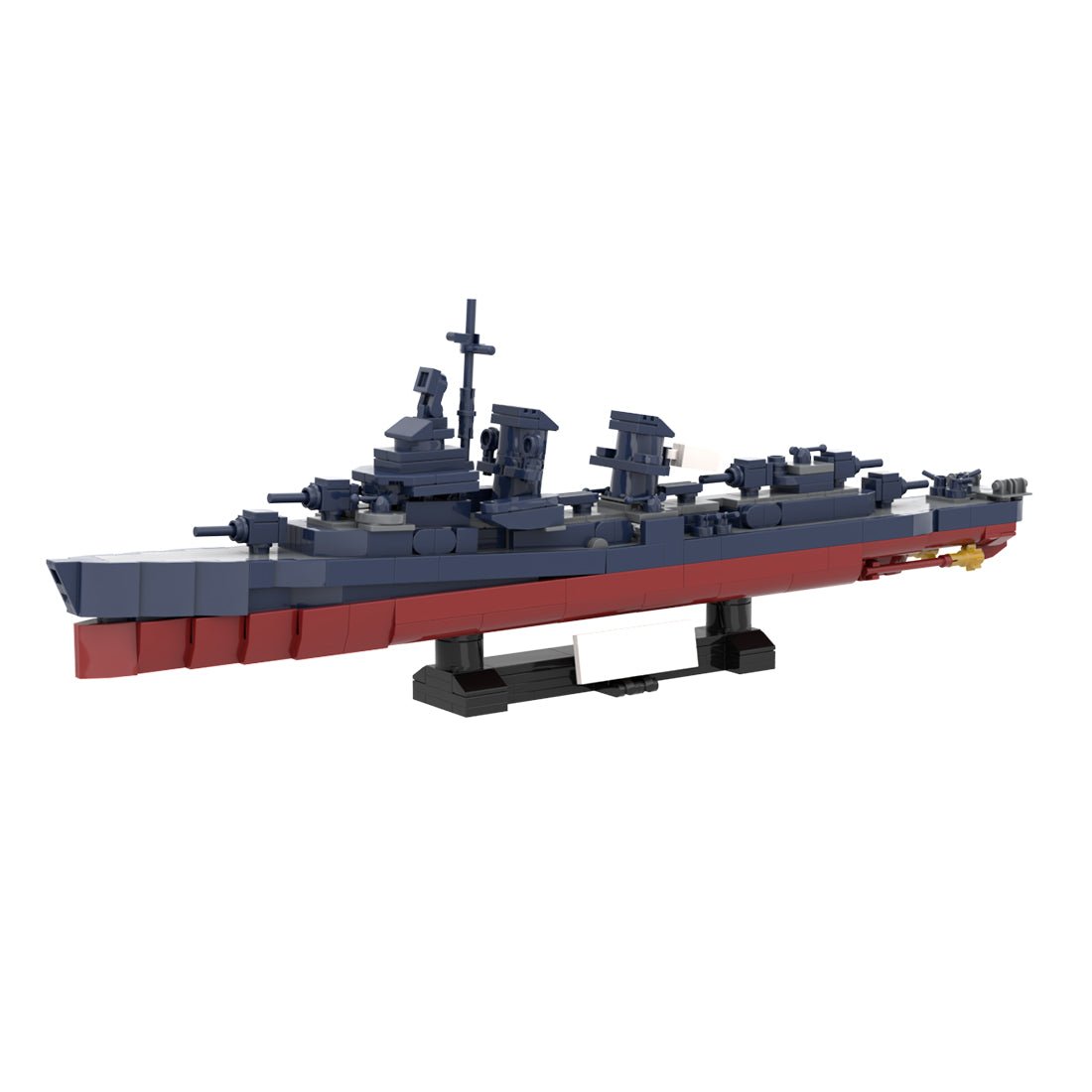 1/300 Scale USS Johnston (DD - 557) Destroyer Military Klemmbausteine - LesDiy - Klemmbausteine