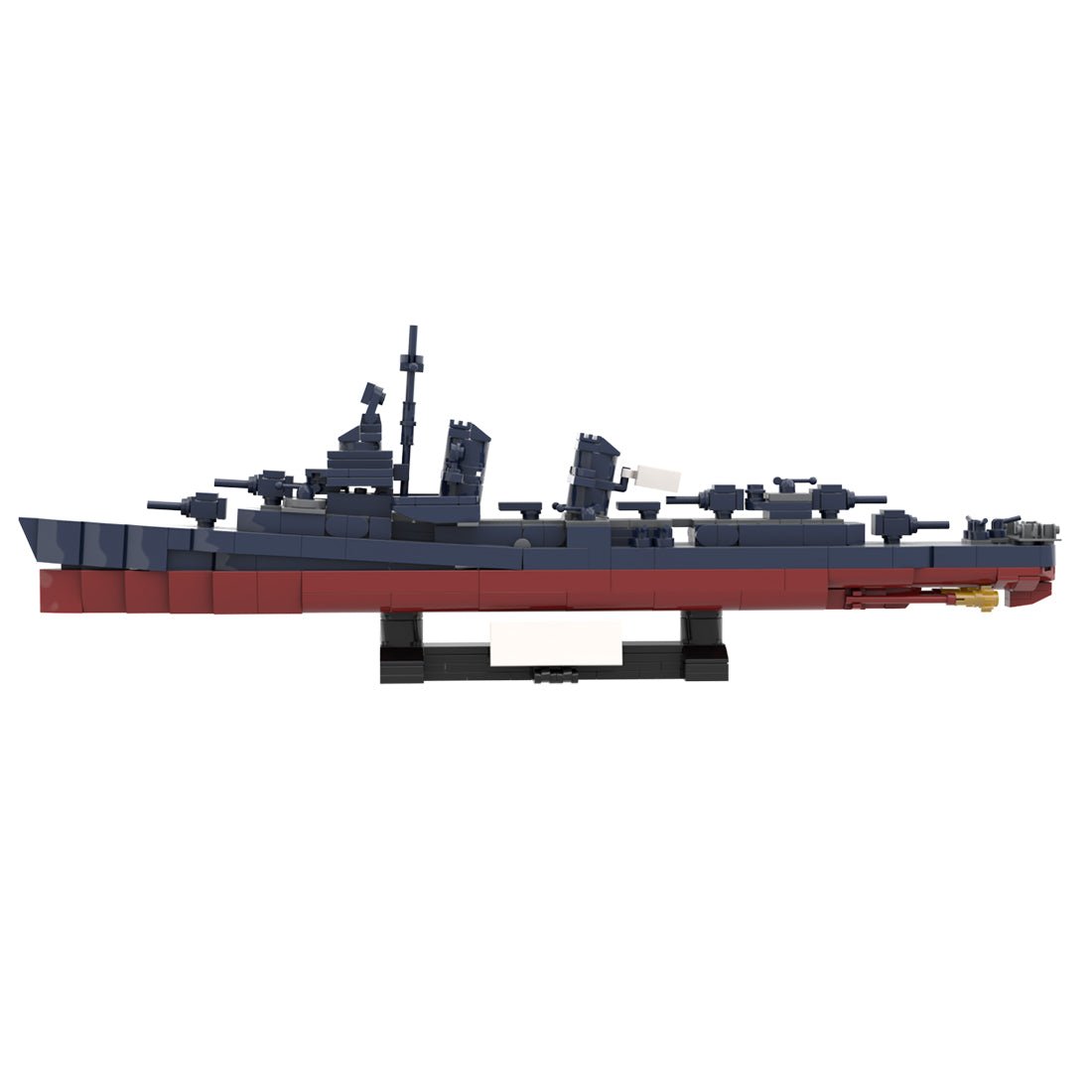 1/300 Scale USS Johnston (DD - 557) Destroyer Military Klemmbausteine - LesDiy - Klemmbausteine
