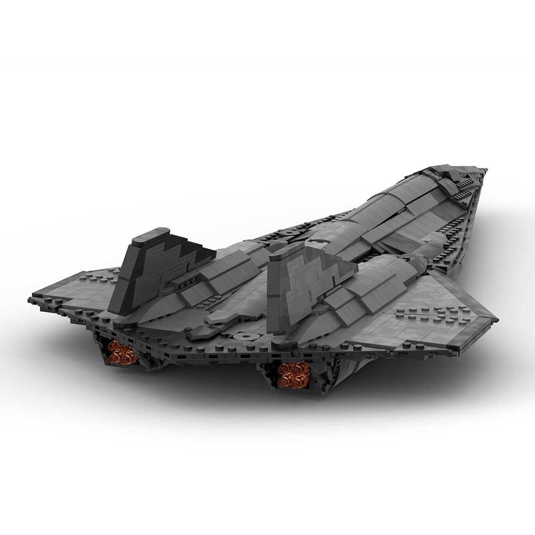 1/35 MOC SR - 72 10 Mach 10 Hyperschall - Tarnkappenbomber Klemmbausteine - LesDiy - Klemmbausteine