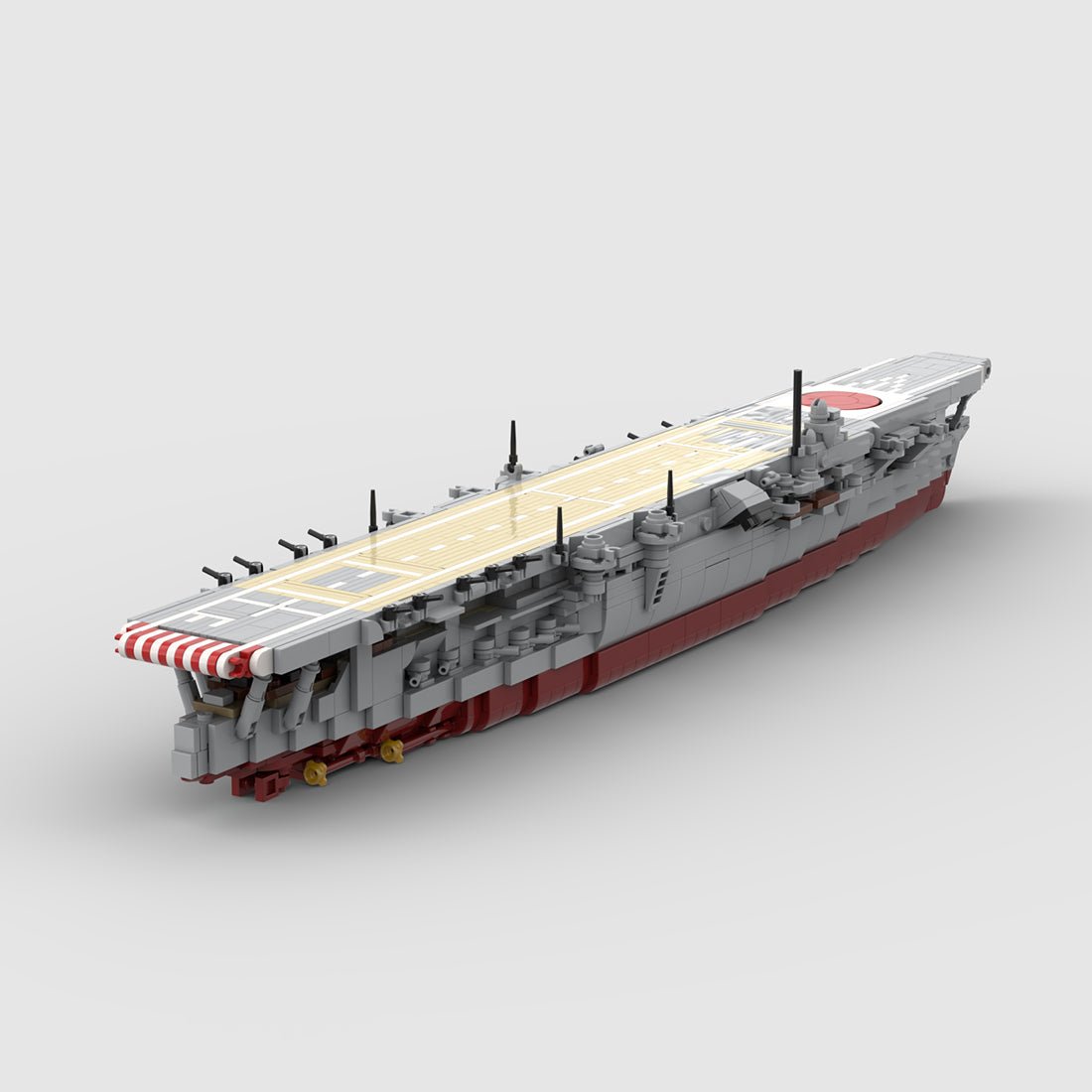 1/485 Scale WWII Japanese Navy Aircraft Carrier Kaga Klemmbausteine - LesDiy - Klemmbausteine
