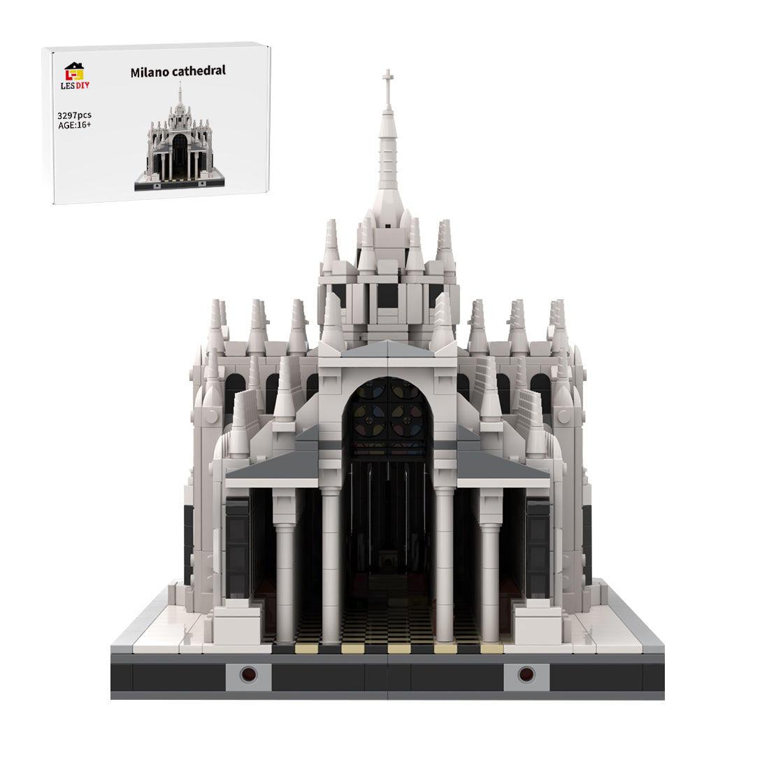 MOC-268717 Duomo di Milano cathedral Klemmbausteine