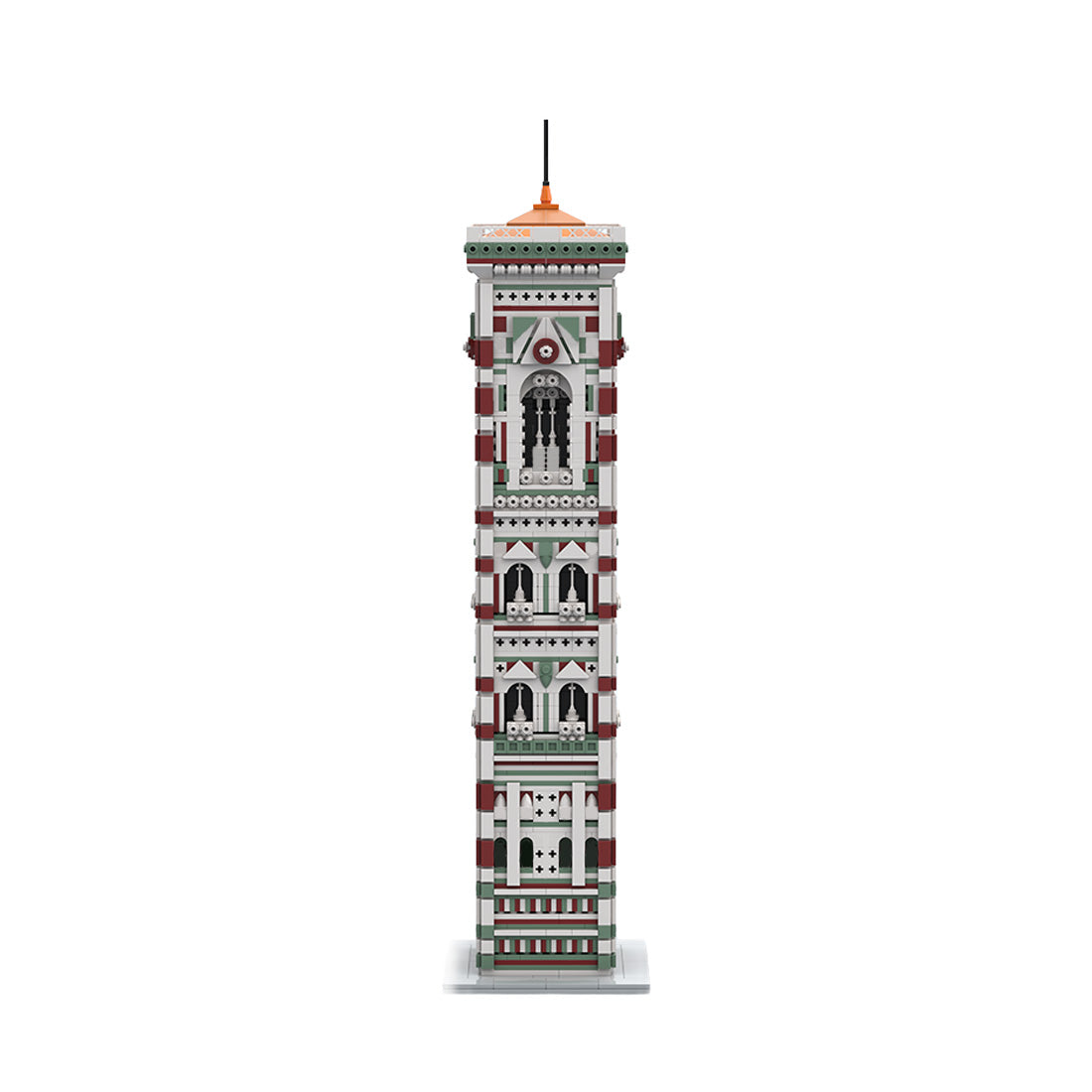 MOC-276357 Giottos Campanile (Glockenturm des Florentiner Doms) Klemmbausteine