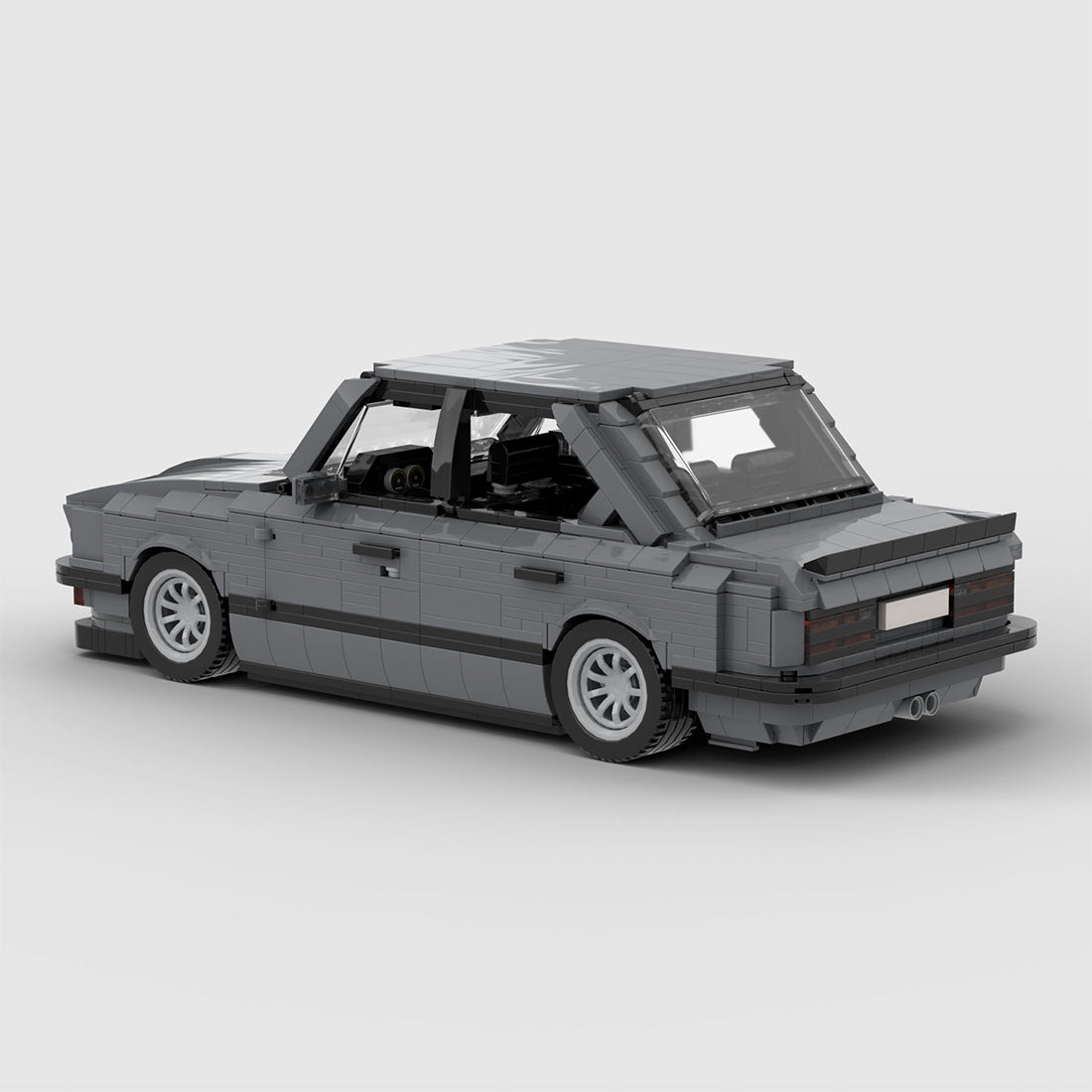 MOC-161114 BMW M5 E28 Dark Bluish Gray Klemmbausteine