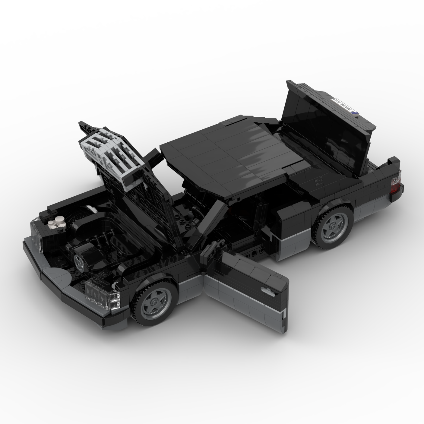 Deutsches Grand-Touring-Coupé der 1980er Jahre Klemmbausteine(GoBricks)