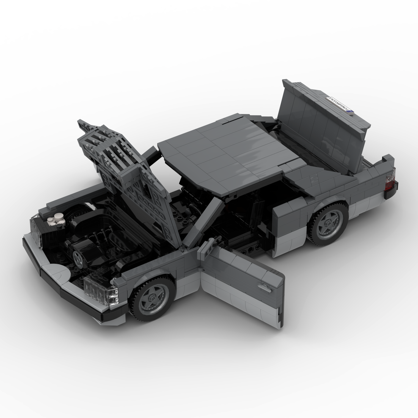 Deutsches Grand-Touring-Coupé der 1980er Jahre Klemmbausteine(GoBricks)