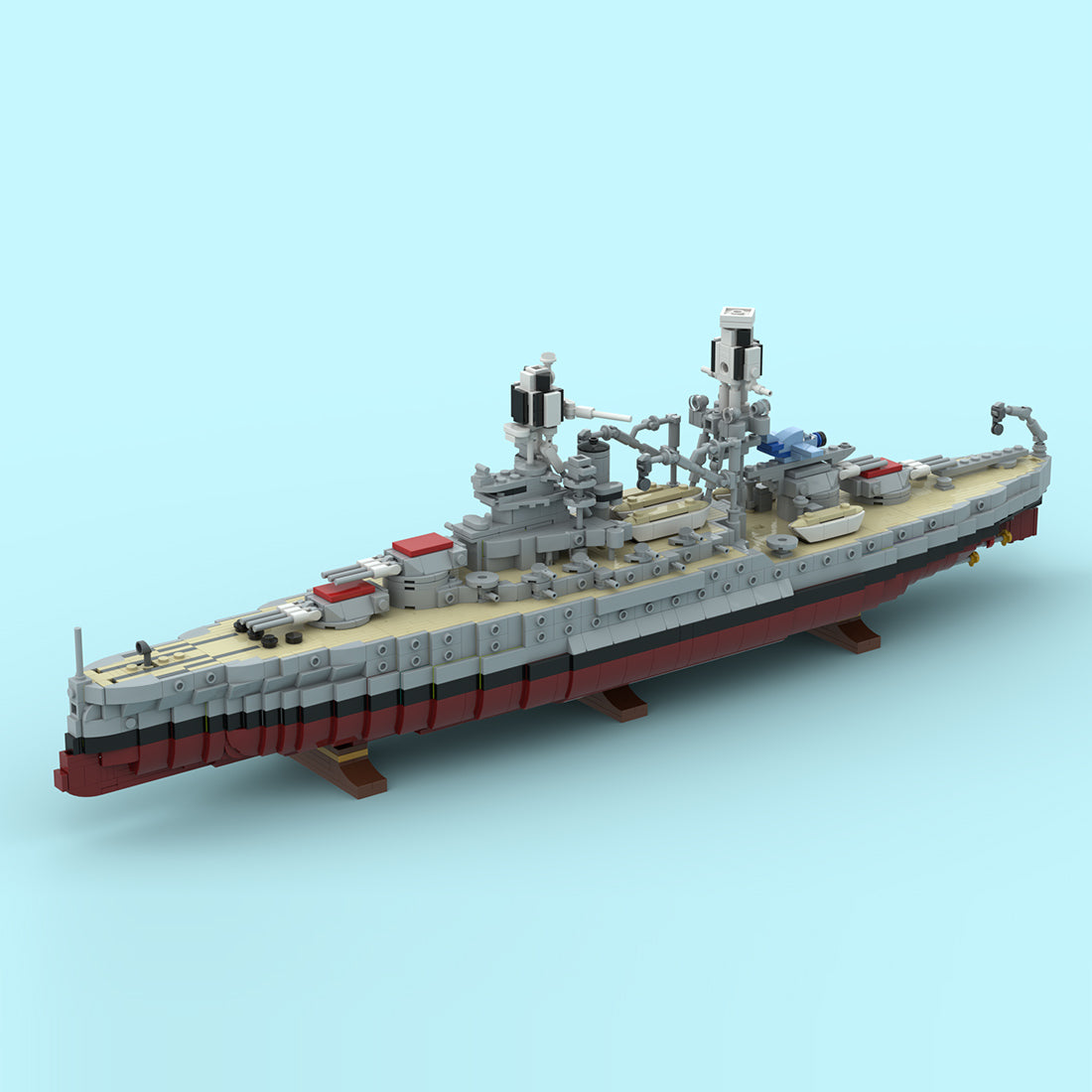 MOC-275741 USS Arizona Klemmbausteine