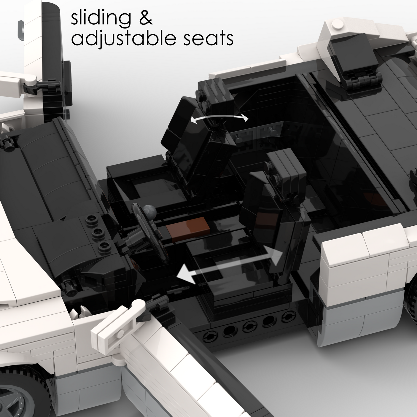 Deutsches Grand-Touring-Coupé der 1980er Jahre Klemmbausteine(GoBricks)