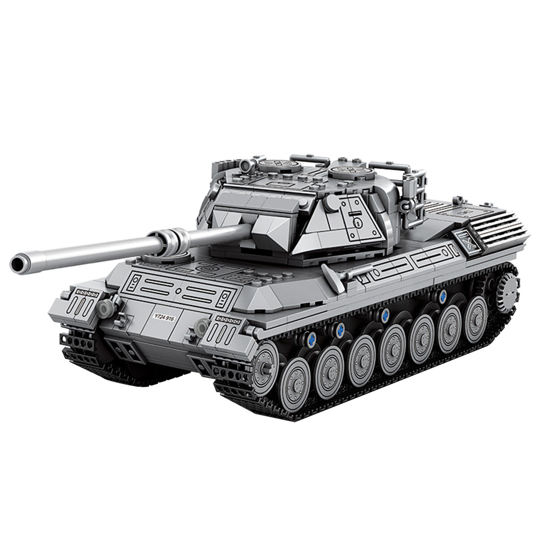 Mocsage Leopard-Panzer im Maßstab 1:26 Klemmbausteine