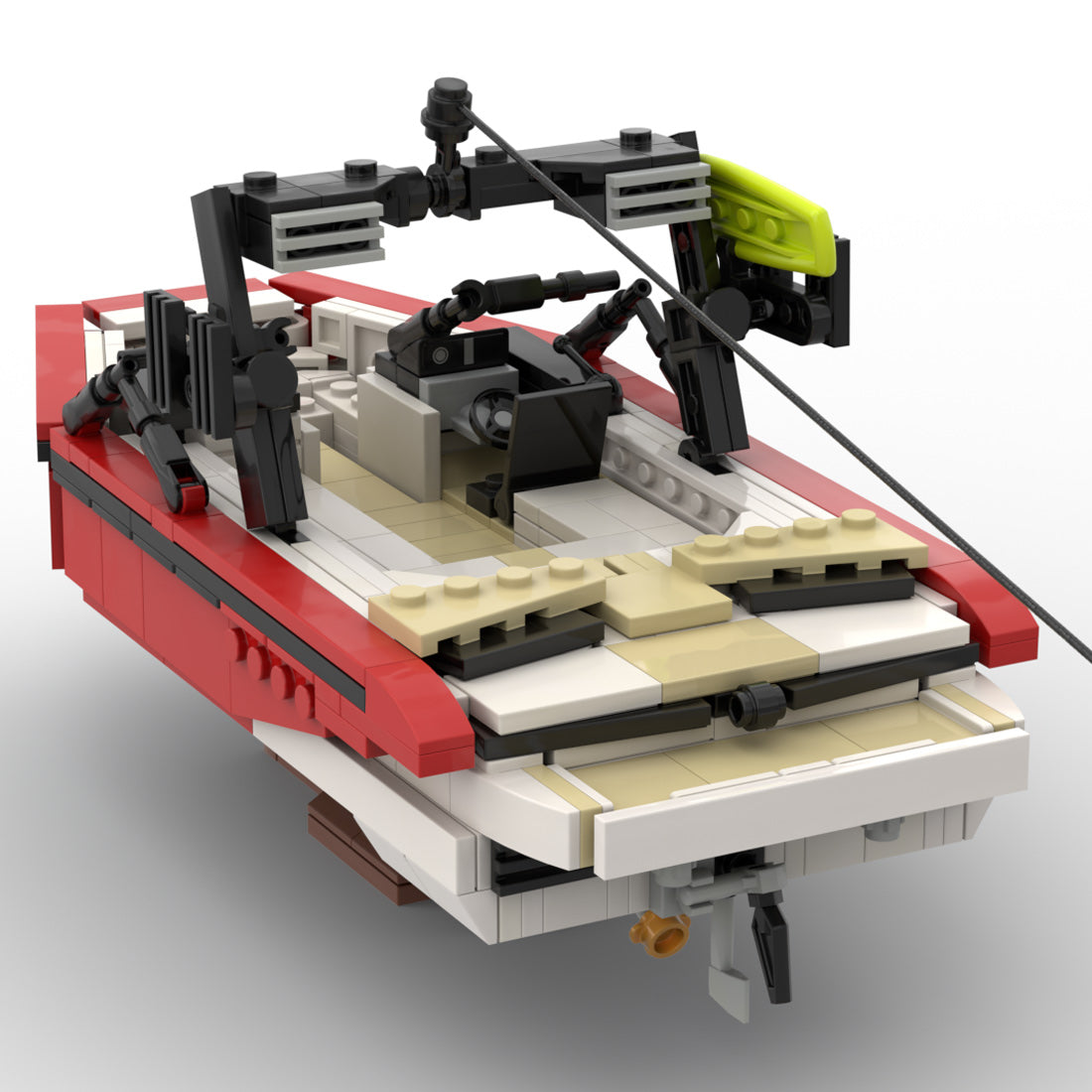 MOC-271820 Wakeboard & Watersport Boat Klemmbausteine