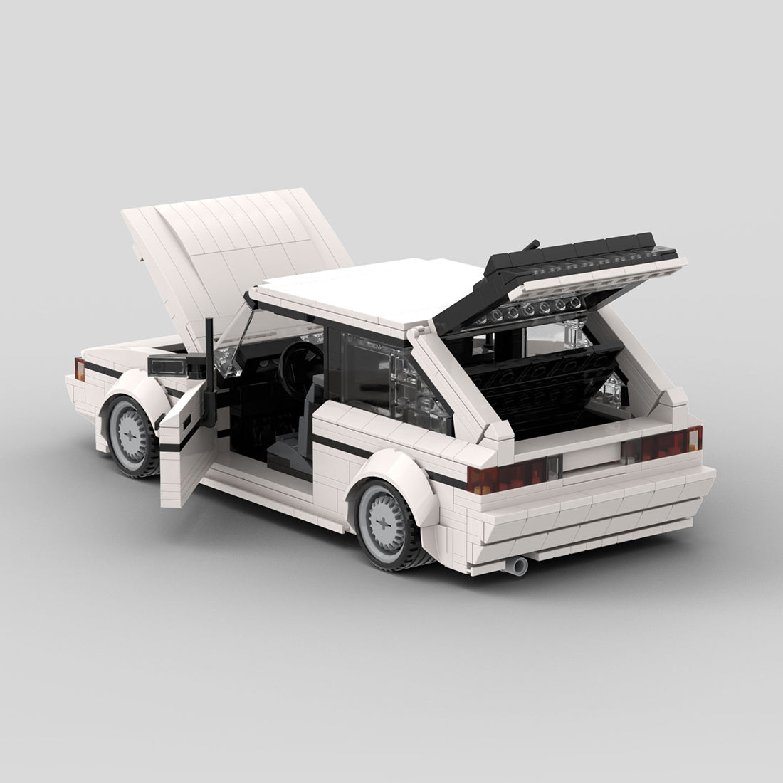 MOC-172054 VW Scirocco GL/GTX White Klemmbausteine