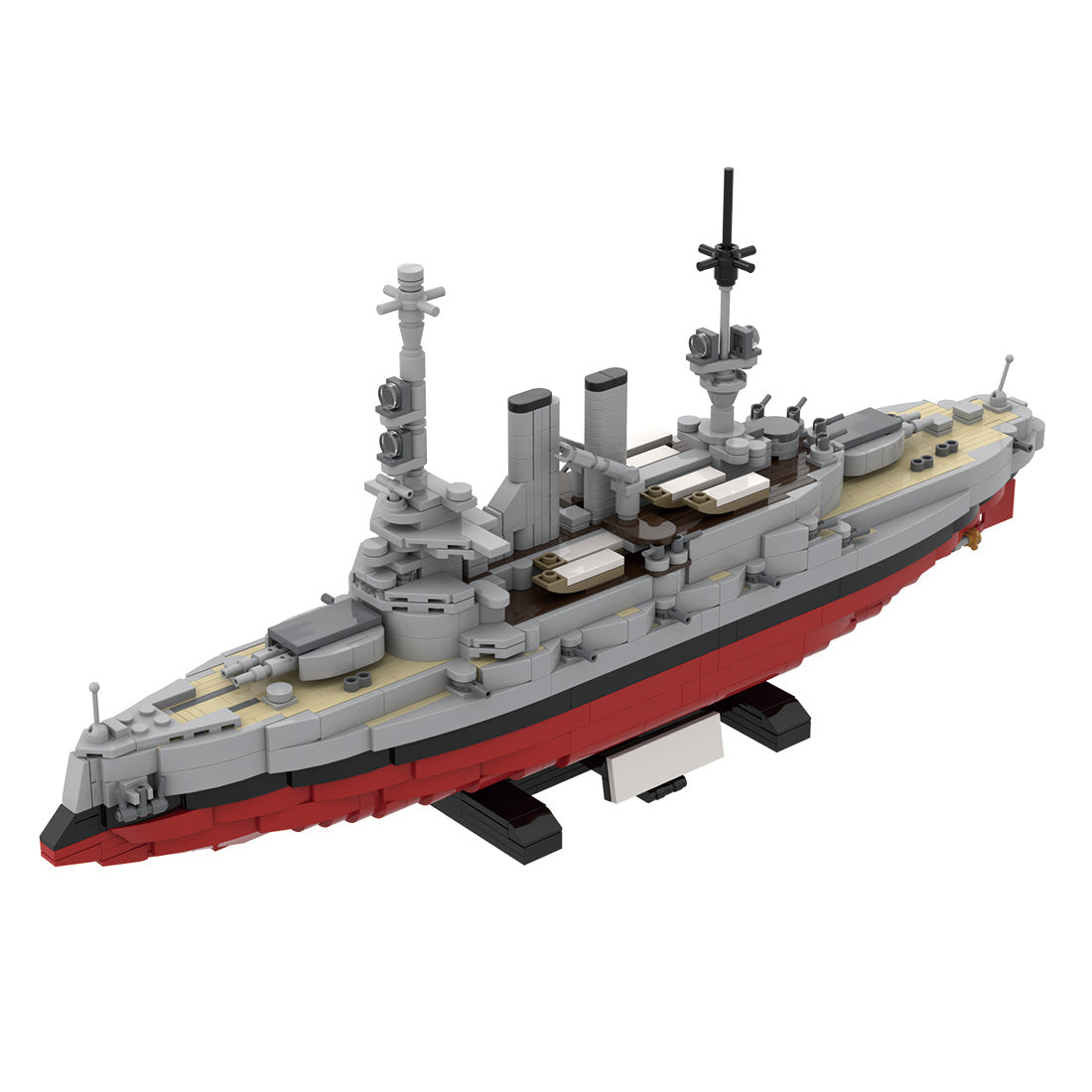 1/300 Scale SMS Schleswig-Holstein Battleship Klemmbausteine