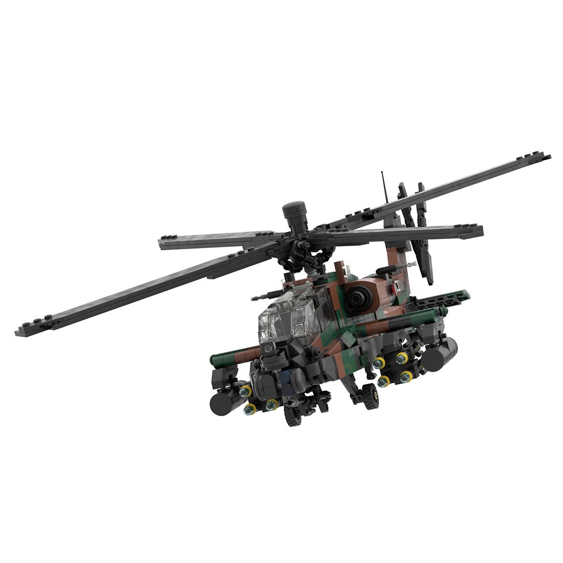 AH - 64 Apache Helicopter Klemmbausteine - LesDiy - Klemmbausteine