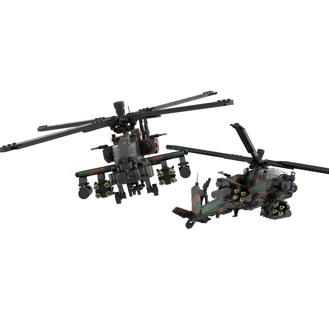 AH - 64 Apache Helicopter Klemmbausteine - LesDiy - Klemmbausteine