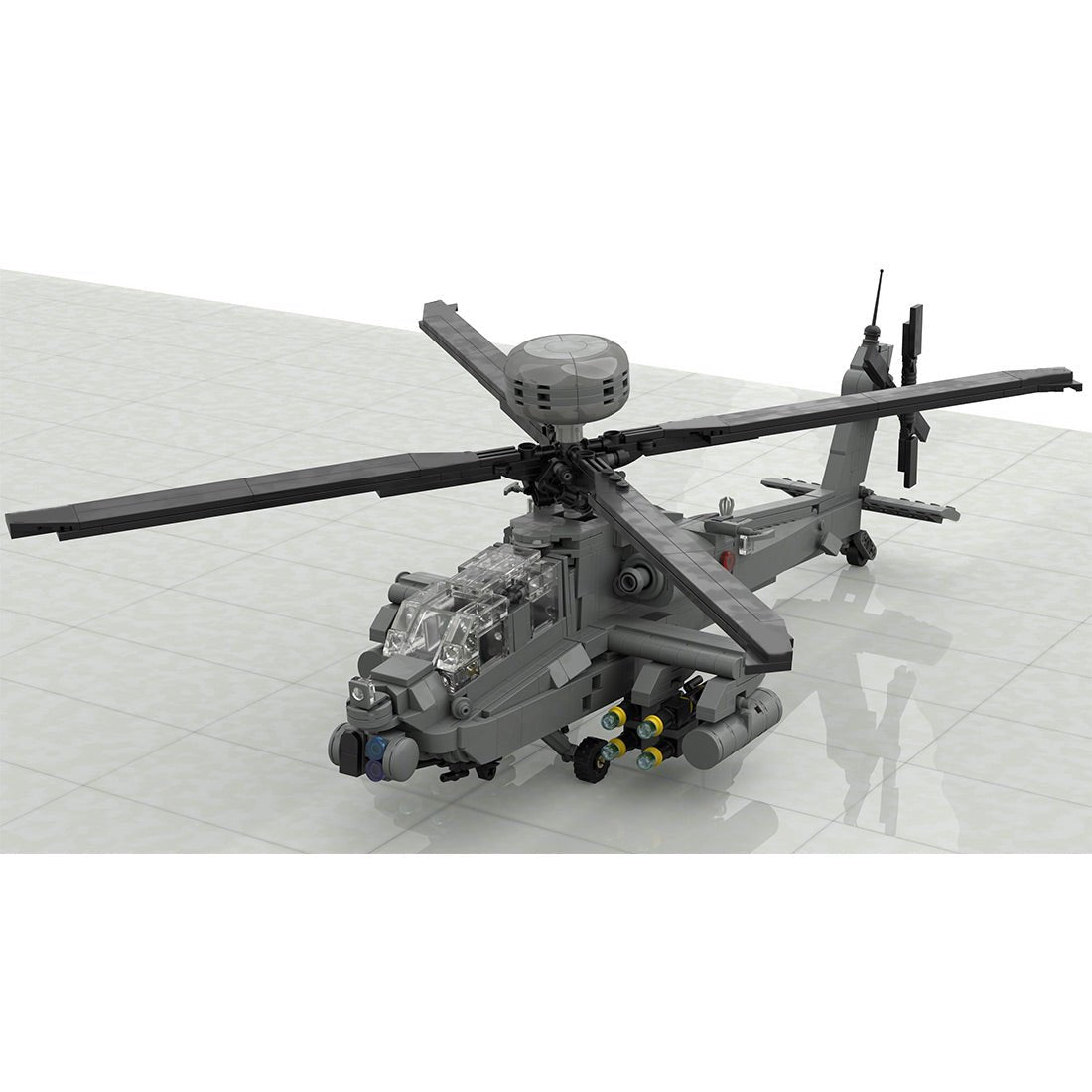 AH - 64 Apache Helicopter Military Klemmbausteine - LesDiy - Klemmbausteine