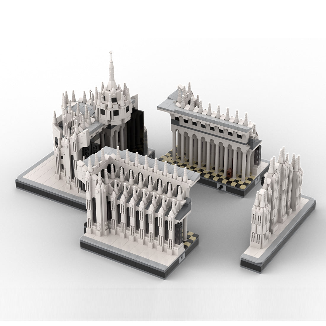 MOC-268717 Duomo di Milano cathedral Klemmbausteine