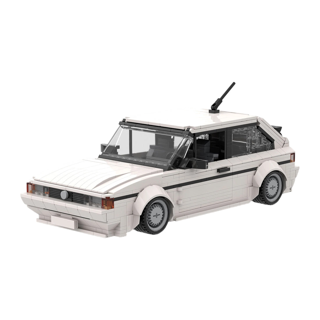 MOC-172054 VW Scirocco GL/GTX White Klemmbausteine