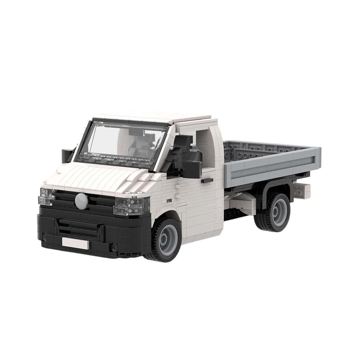 MOC-158193 VW T5 Transporter Flatbed Klemmbausteine