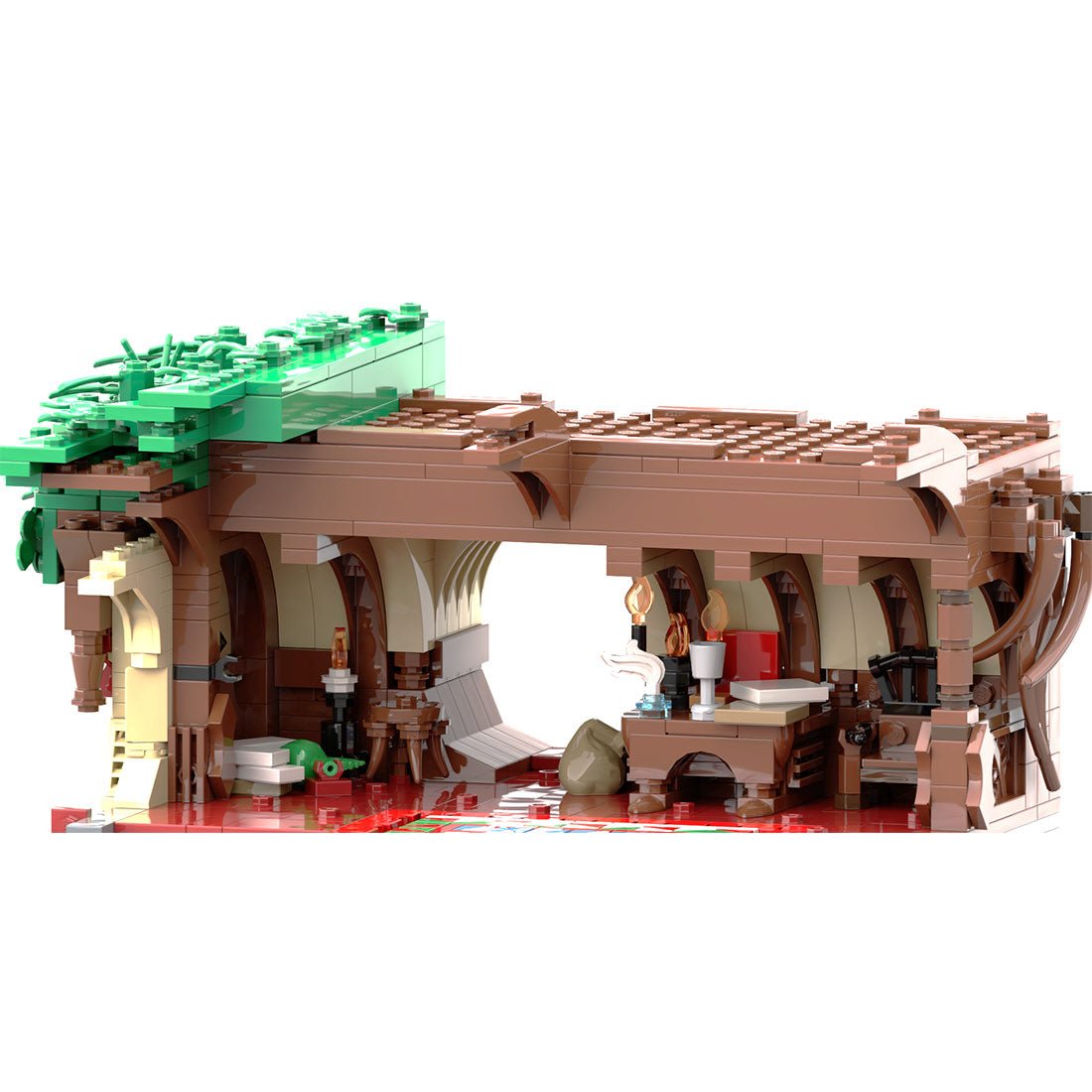 Bag End Section 1 _Entrance Hall Klemmbausteine - LesDiy - Klemmbausteine