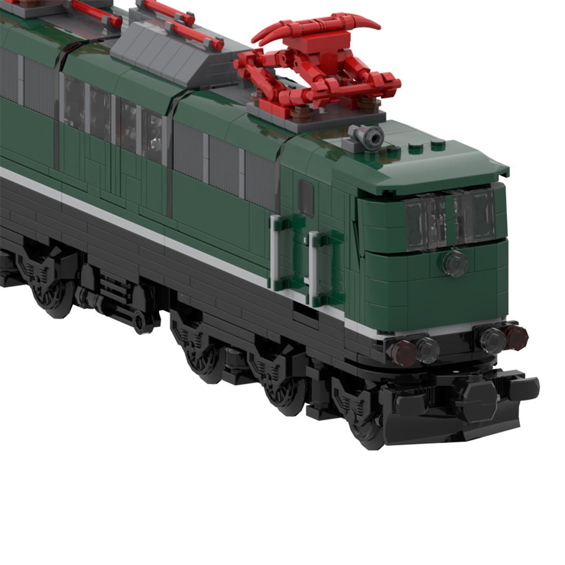 BR-151 Retro-Elektrolokomotive Klemmbausteine-LesDiy-Klemmbausteine