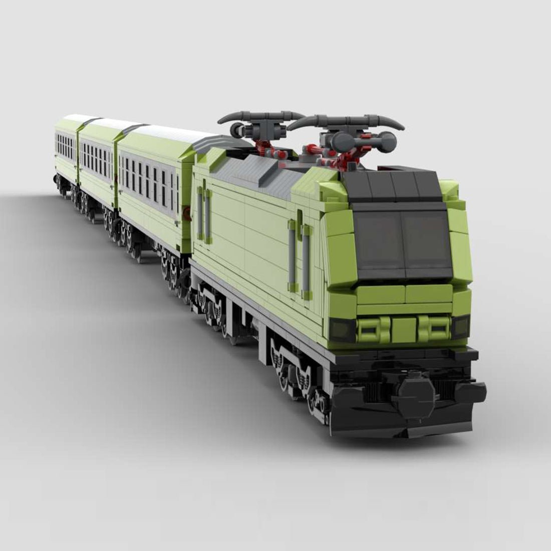 BR - 193 Electric Locomotive Klemmbausteine - LesDiy - Klemmbausteine