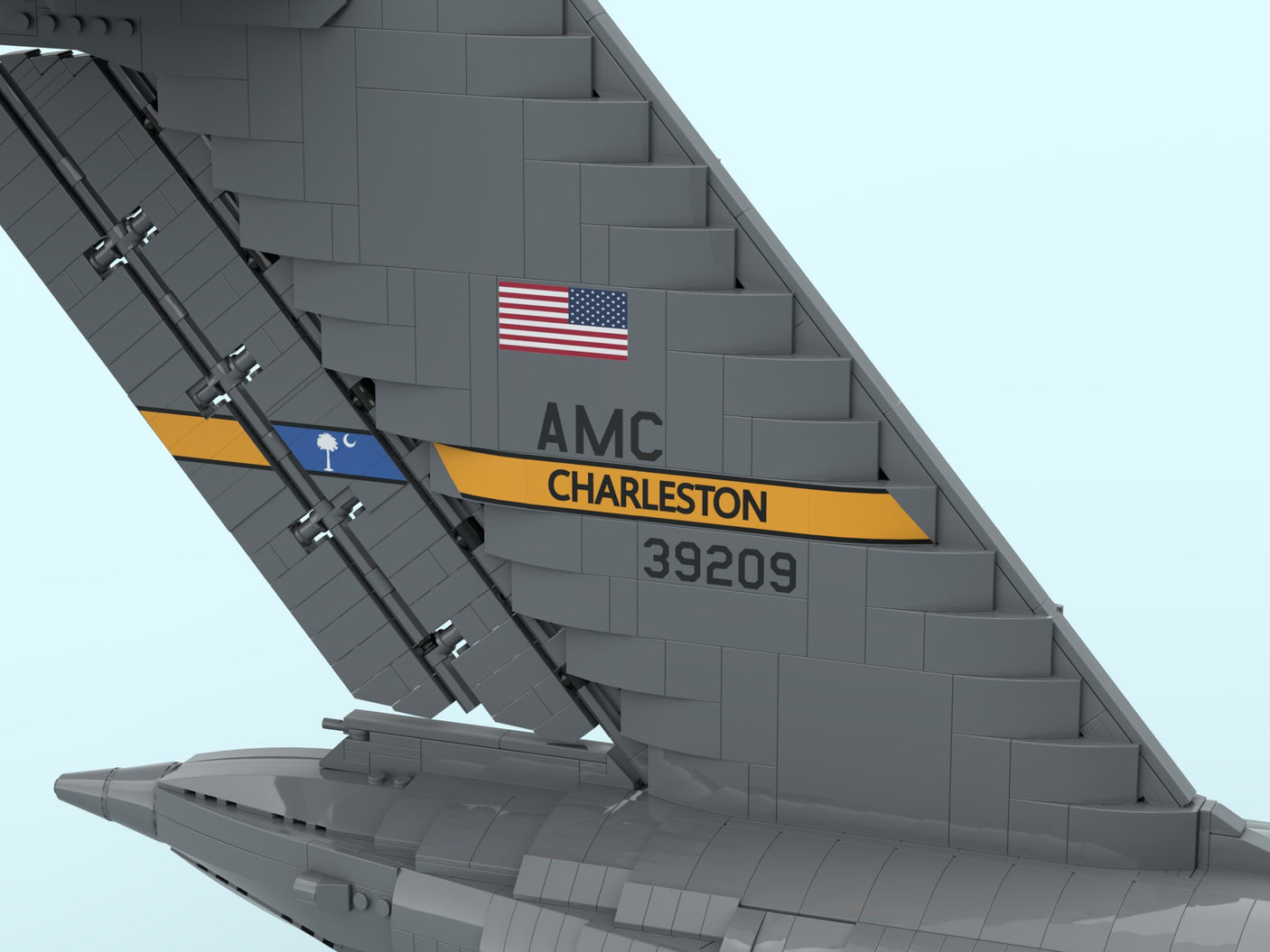 C - 17 Globemaster Transport Aircraft Military Klemmbausteine - LesDiy - Klemmbausteine