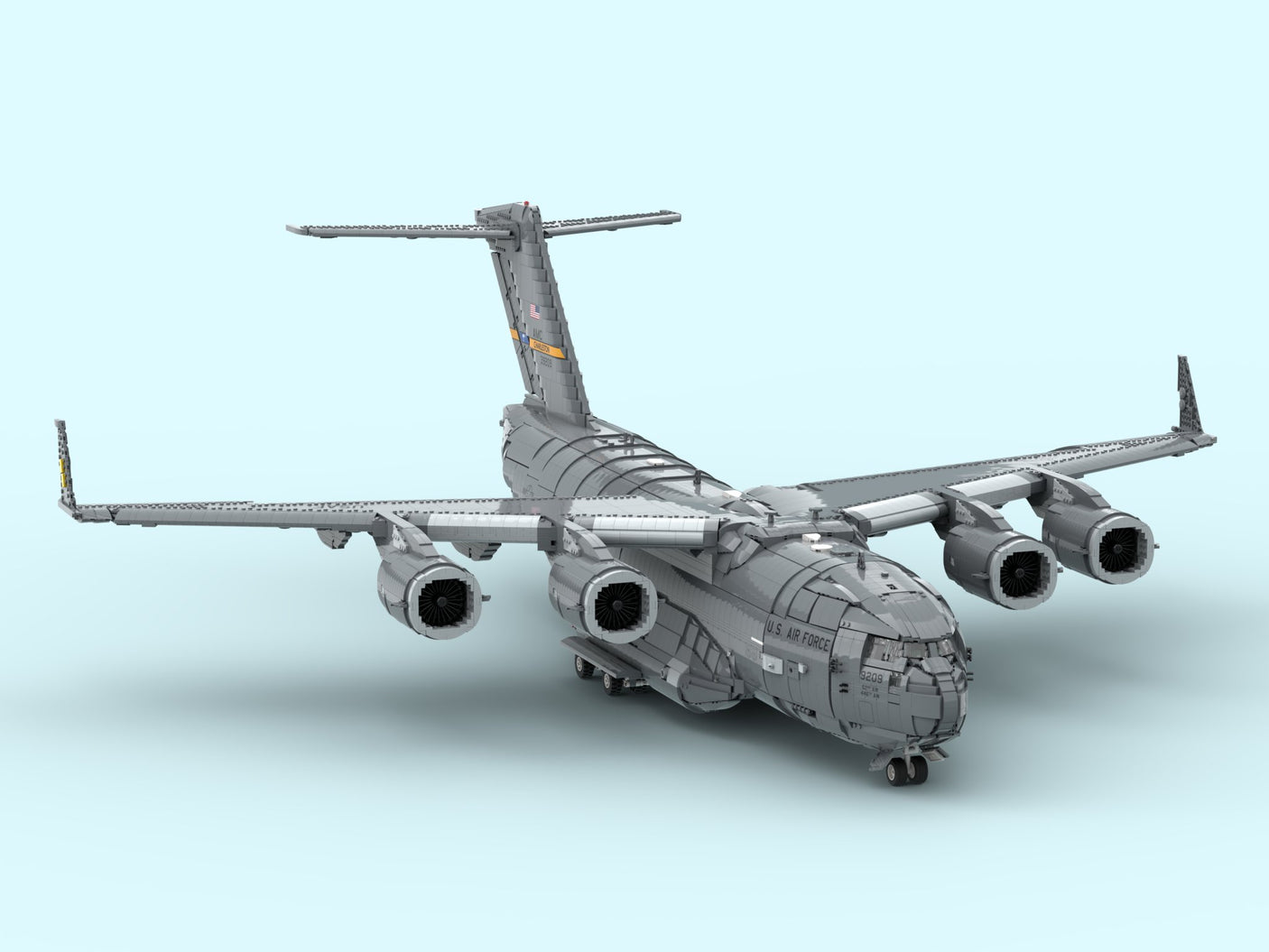 C - 17 Globemaster Transport Aircraft Military Klemmbausteine - LesDiy - Klemmbausteine