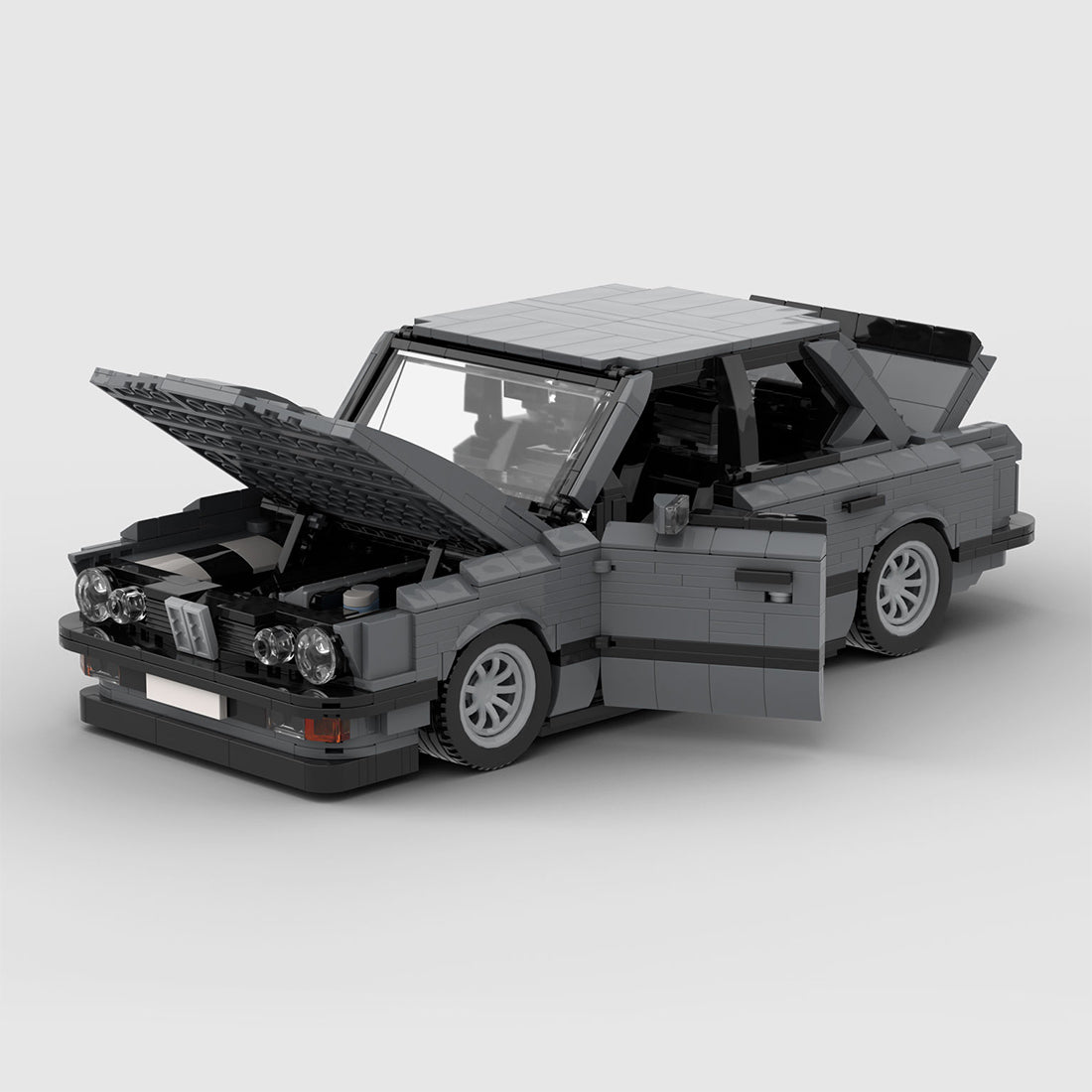 MOC-161114 BMW M5 E28 Dark Bluish Gray Klemmbausteine