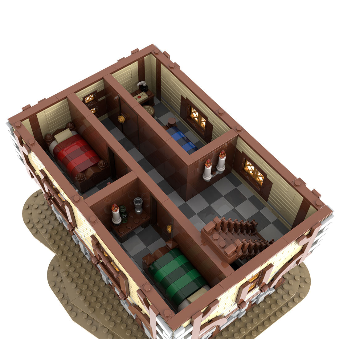 MOC-192313 Medieval inn Klemmbausteine