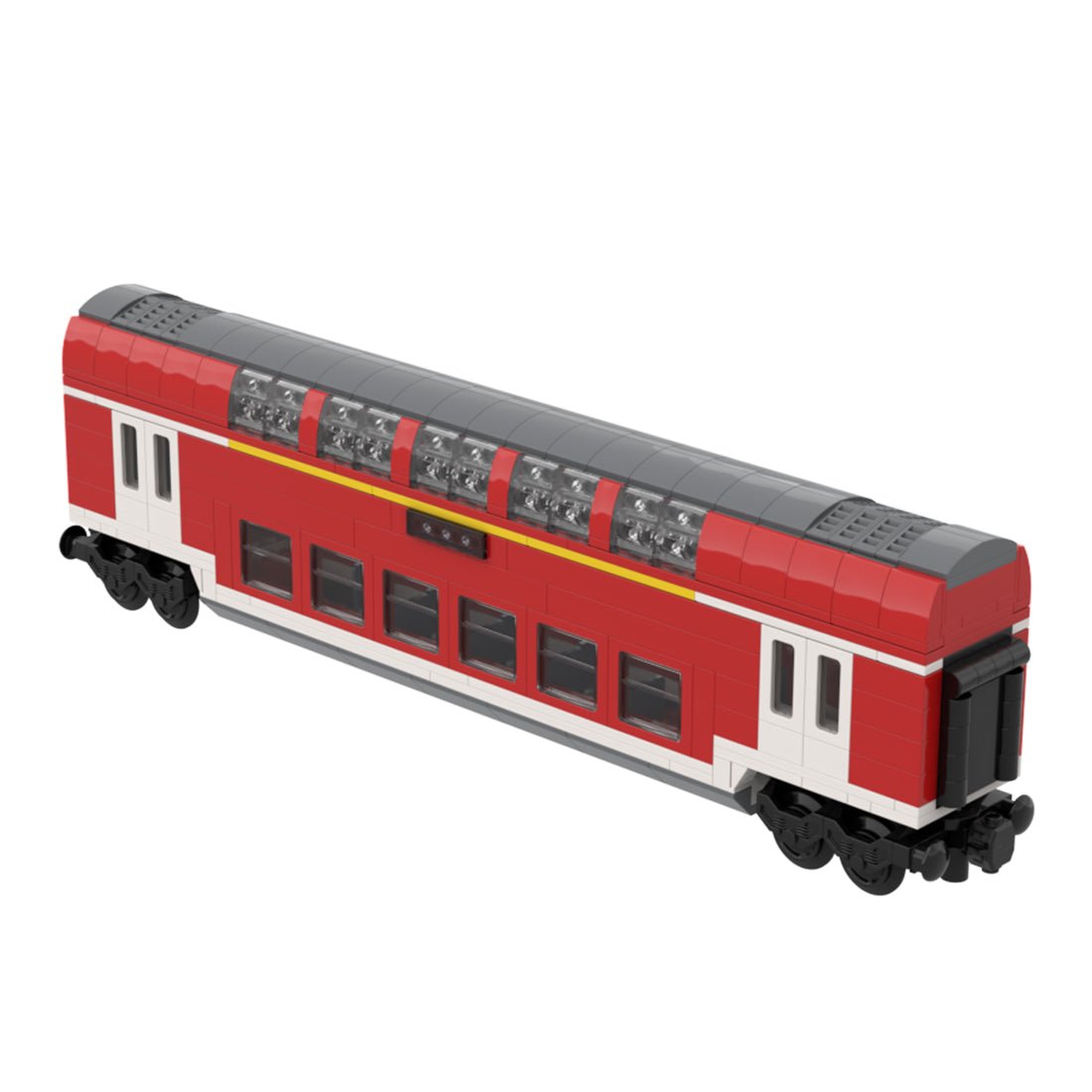 DB-Doppelstockwagen der ersten Klasse Klemmbausteine-LesDiy-Klemmbausteine