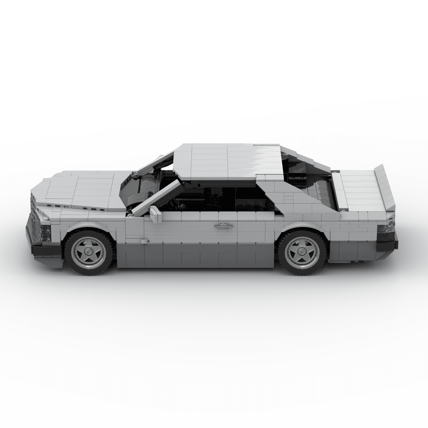 Deutsches Grand-Touring-Coupé der 1980er Jahre Klemmbausteine(GoBricks)-LesDiy-Klemmbausteine