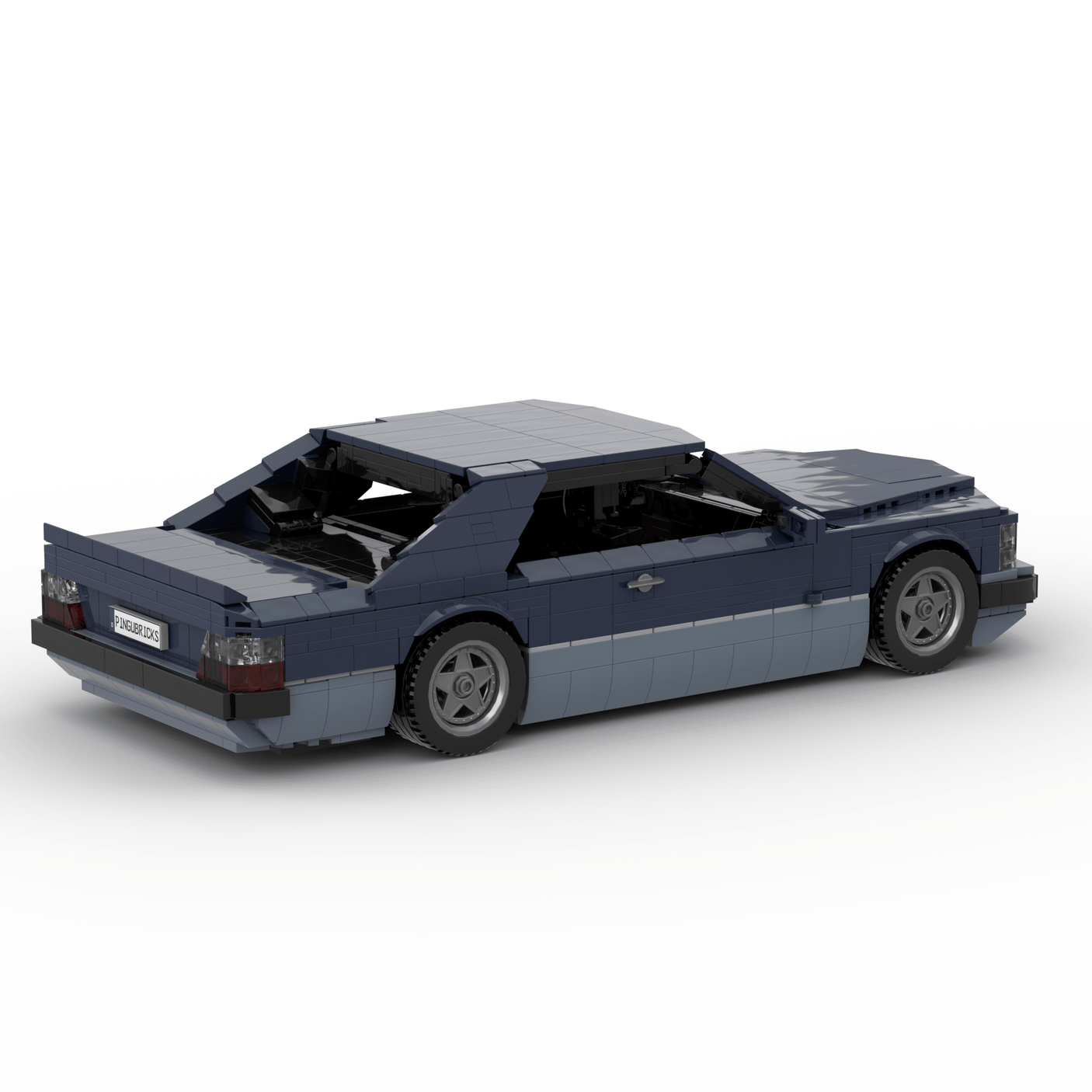 Deutsches Grand-Touring-Coupé der 1980er Jahre Klemmbausteine(GoBricks)-LesDiy-Klemmbausteine