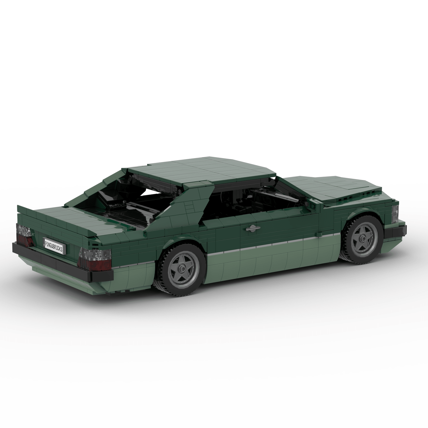 Deutsches Grand-Touring-Coupé der 1980er Jahre Klemmbausteine(GoBricks)-LesDiy-Klemmbausteine