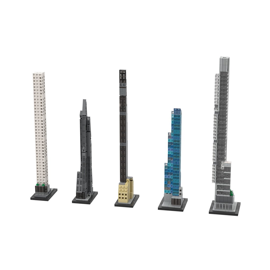 Die Supertalls der Milliardäre Manhattan Skyline Klemmbausteine - LesDiyproduct_type##