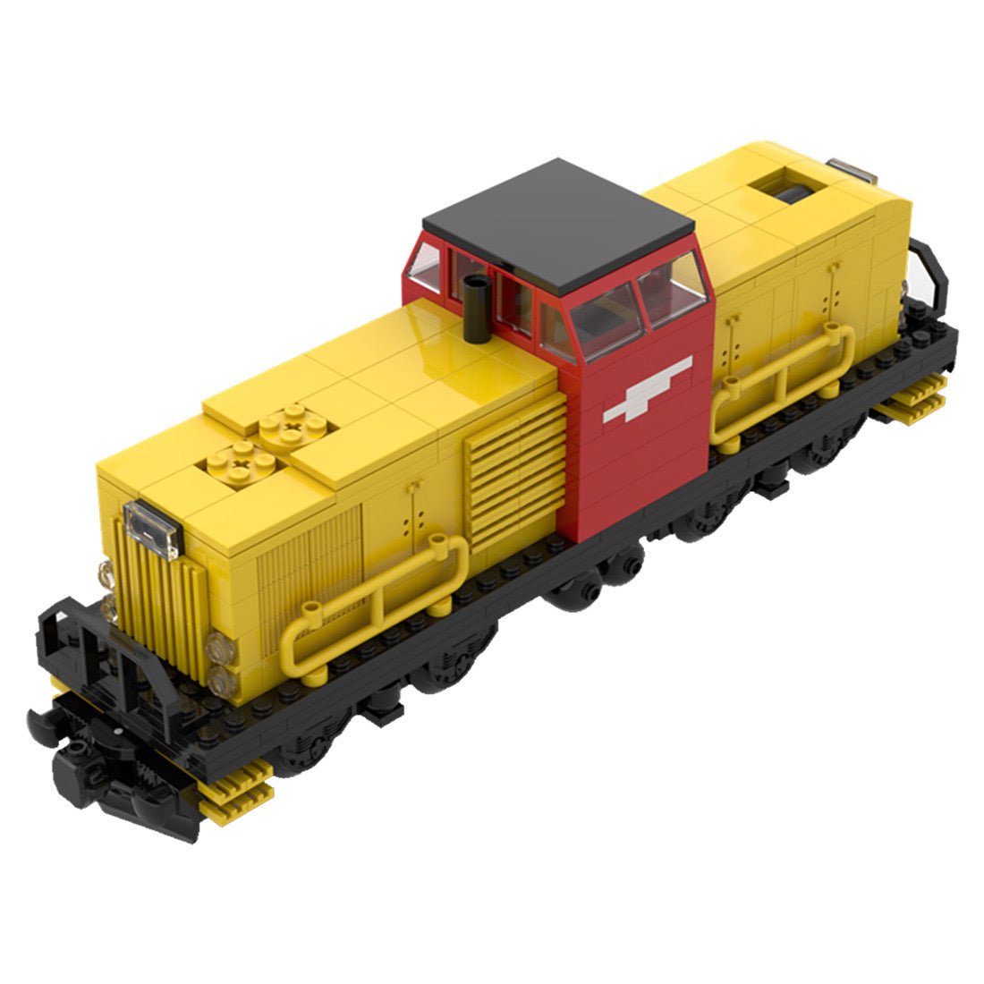 Diesellokomotive Kleembausteine - LesDiy - Klemmbausteine