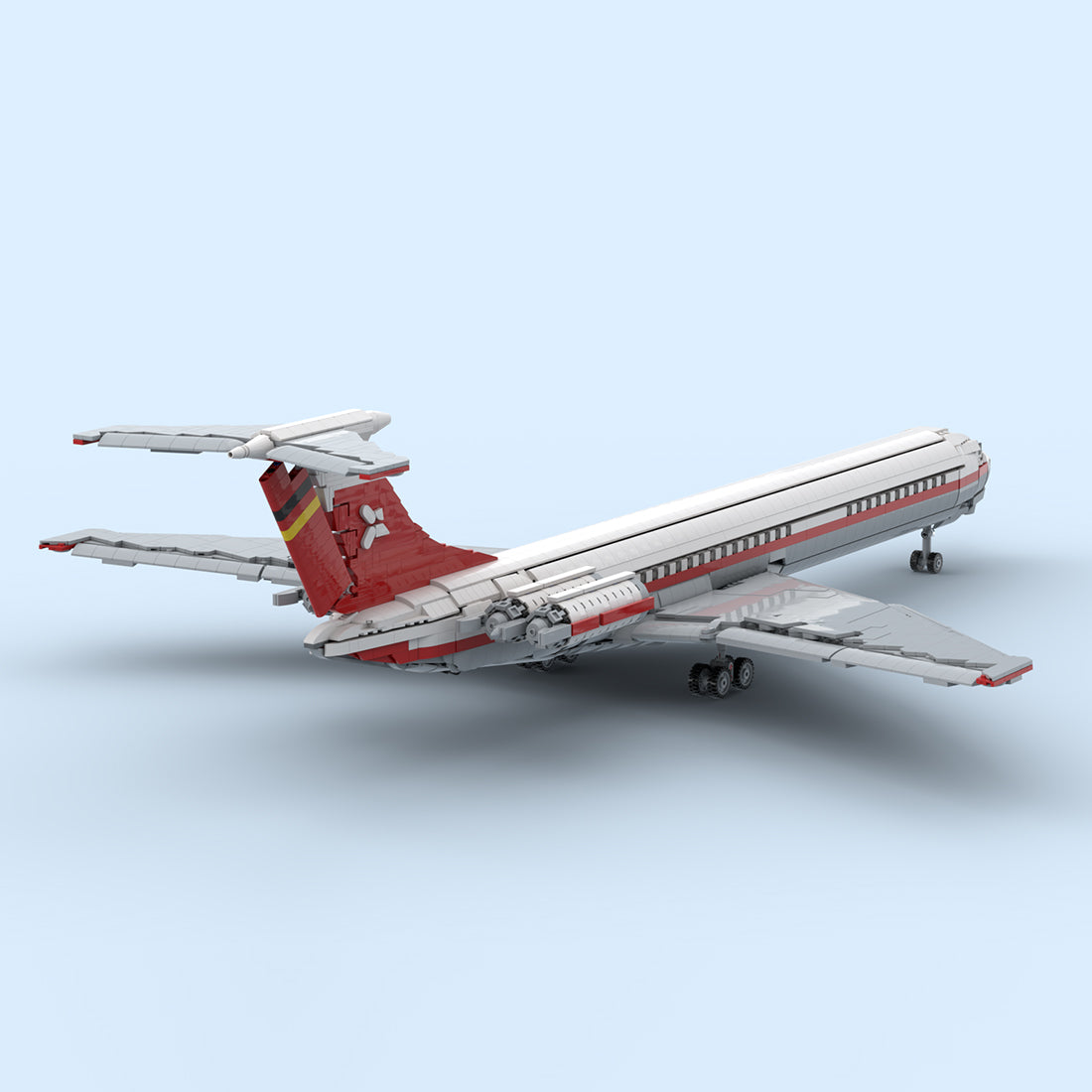 MOC-265945 Il-62 - Interflug Klemmbausteine
