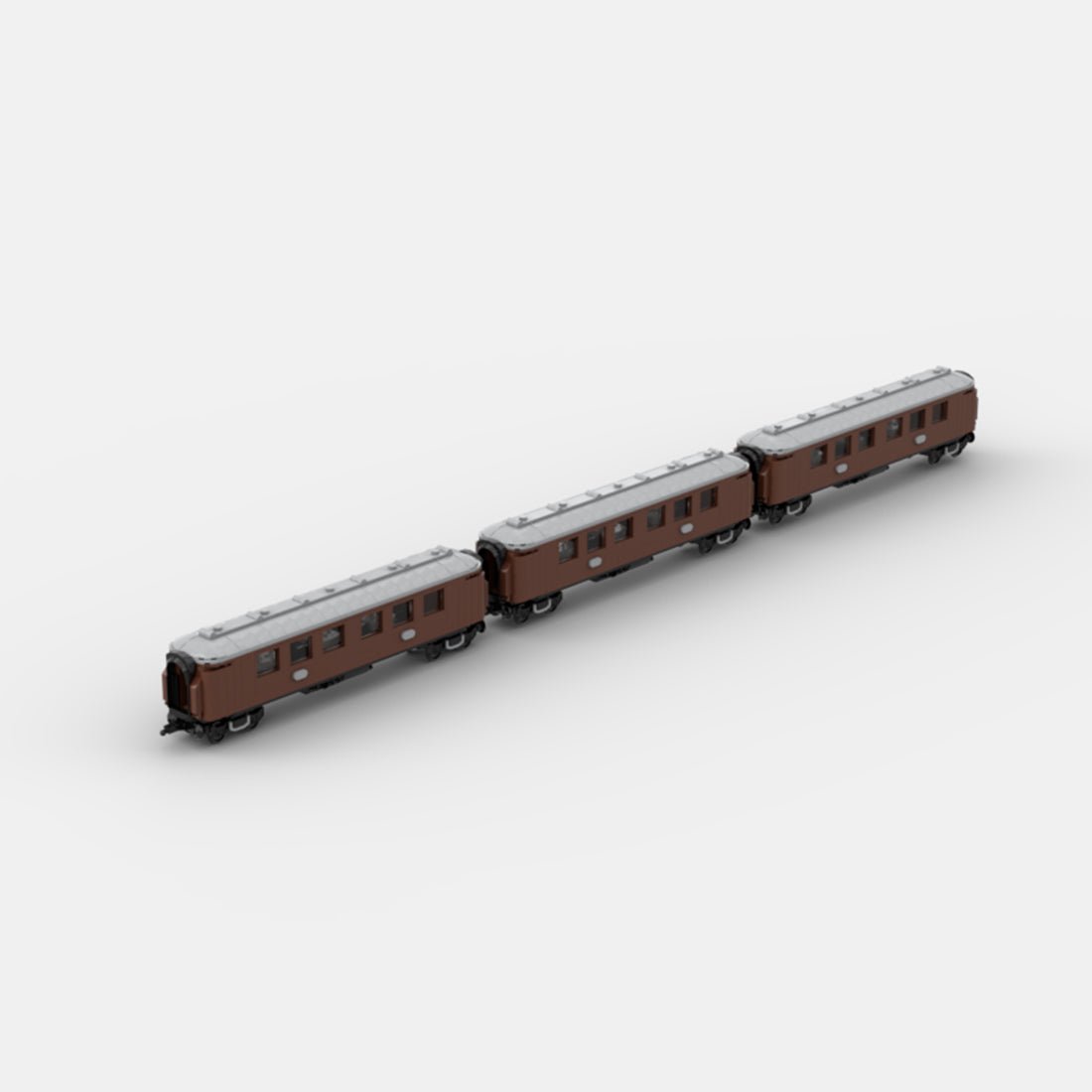 Elegant Vintage Train Historic Locomotive Klemmbausteine - LesDiy - Klemmbausteine