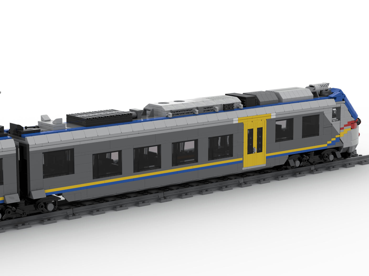 ETR104 train Klemmbausteine - LesDiy - Klemmbausteine