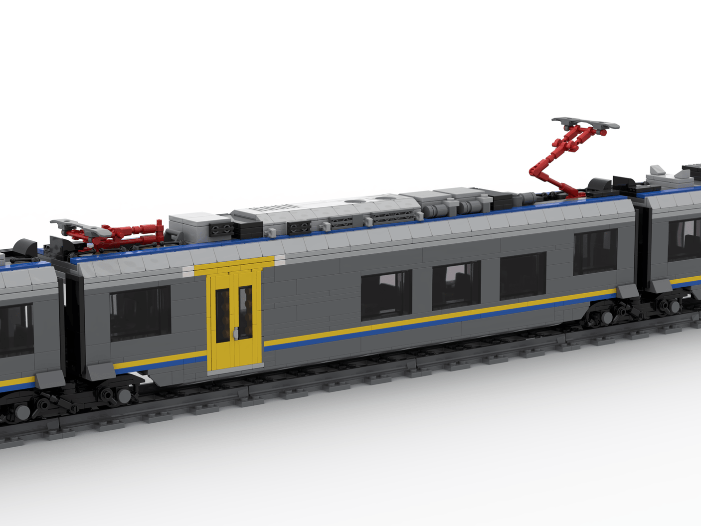 ETR104 train Klemmbausteine - LesDiy - Klemmbausteine