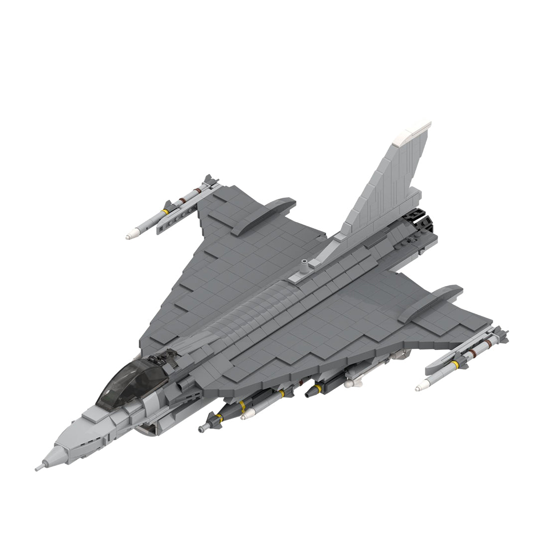 F - 16XL Aircraft MOC Klemmbausteine - LesDiy - Klemmbausteine