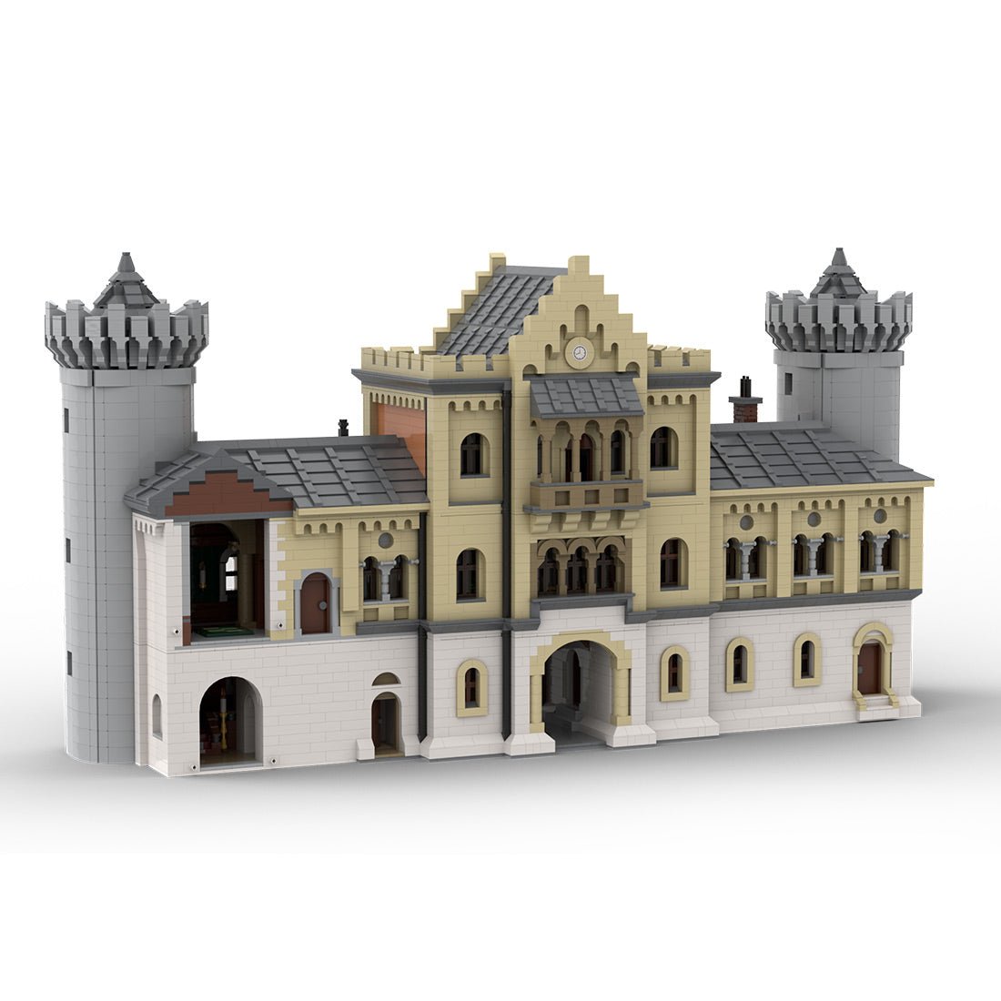 Gatehouse Middle Module 2 of Neuschwanstein Castle Klemmbausteine - LesDiy - Klemmbausteine