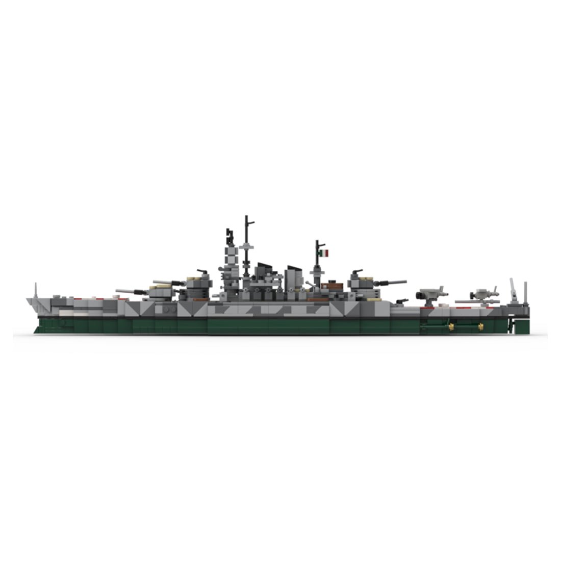 Italian battleship Littorio Klemmbausteine - LesDiy - Klemmbausteine