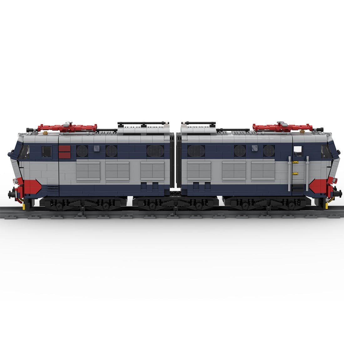 Italian E - 656 Electric Locomotive Klemmbausteine - LesDiy - Klemmbausteine