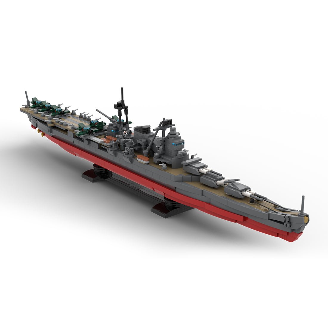 Japanischer schwerer Mogami - Kreuzer klemmbausteine - LesDiy - Klemmbausteine