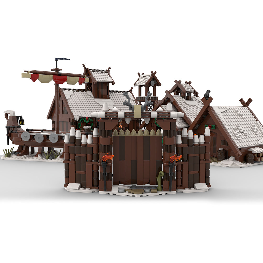 MOC - 104429, MOC - 103656, MOC - 96080, MOC - 98225, MOC - 95891 & MOC - 93063 Viking Village Klemmbausteine - LesDiy - Klemmbausteine