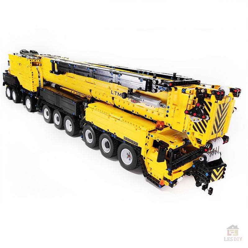 Liebherr LTM1750 Kran V3.0 mit 12 Motoren Klemmbausteine - LesDiy - Klemmbausteine